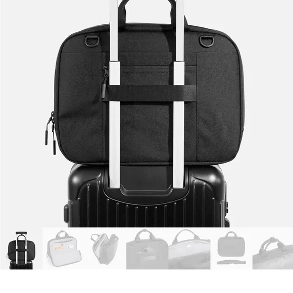 Stylish Gray Laptop Bag for Men - Picture 5 of 14